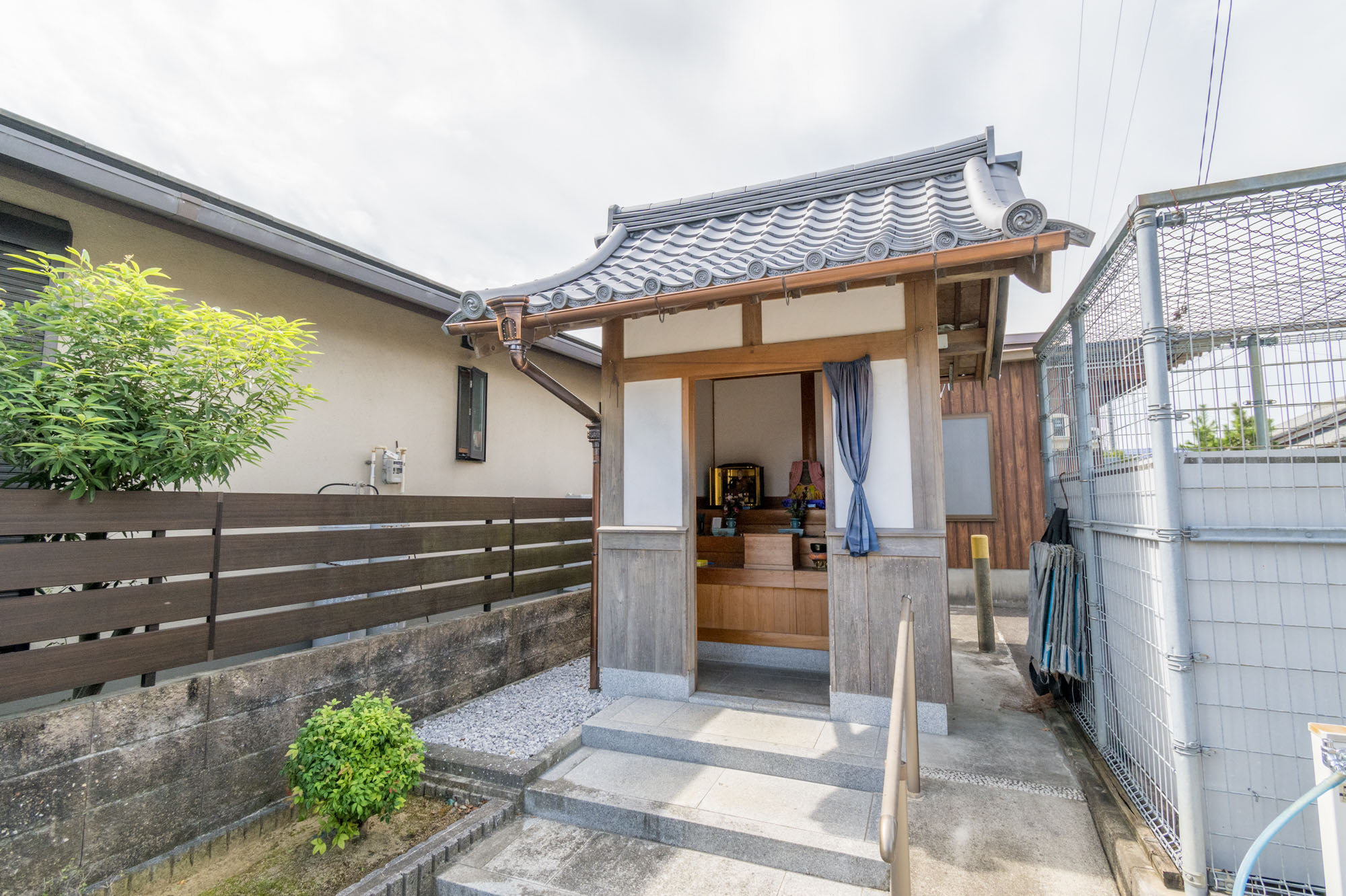 野村町 碧（青）石の地蔵 3